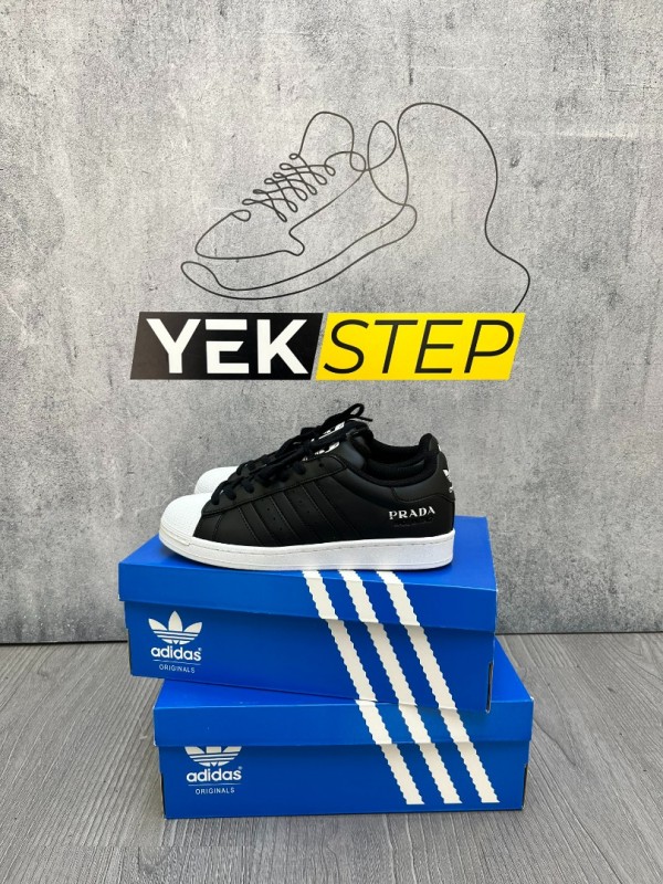 Adidas Süperstar Prada Siyah-Beyaz